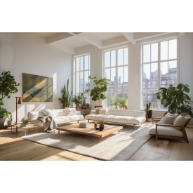 Phối cảnh không gian phòng khách