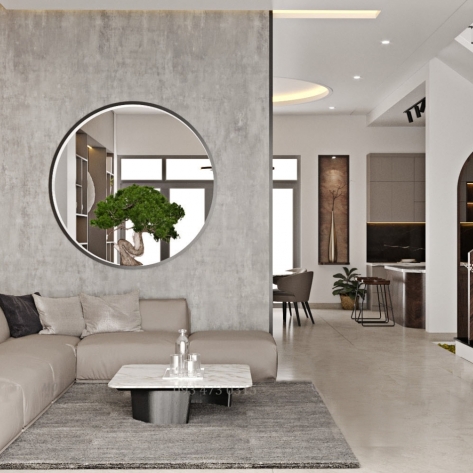 Giới thiệu mẫu thiết kế phòng khách nhà phố Việt Nhân