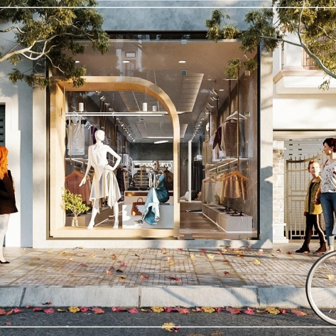 Giới Thiệu Mẫu Thiết Kế Nội Thất Shop Bán Quần Áo Nhà Phố